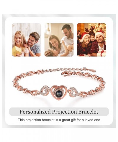 ROSI Personalized Bracelets with Picture Inside, Custom Projection Bracelets with Photos, Picture Bracelet Personalized Photo...