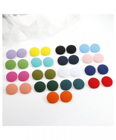 Button Earrings, Large Round Acrylic Stud Earrings for Women Girls Summer Sky Theme $9.50 Earrings