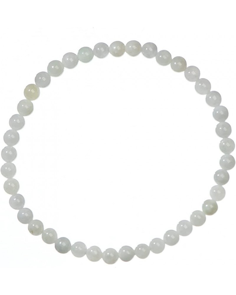 4mm Round Jade Stretch Bracelet (in various lengths: 6.5, 7, 7.5, 8 Inches) 7.0 Inches $11.74 Bracelets