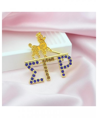 Rhinestone SGRho Sorority Brooch Pin for Women Sigmaa Gamma Rho Gift Greek Sorority Jewelry Paraphernalia Gift for Soror P-SG...