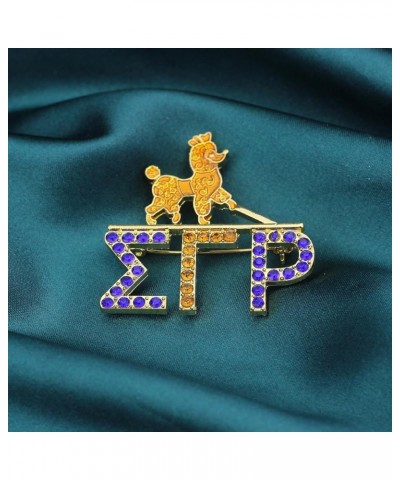 Rhinestone SGRho Sorority Brooch Pin for Women Sigmaa Gamma Rho Gift Greek Sorority Jewelry Paraphernalia Gift for Soror P-SG...