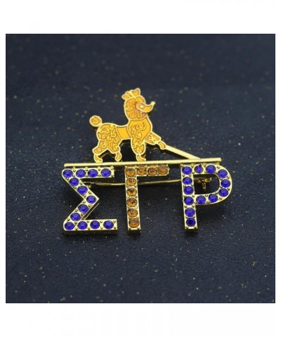 Rhinestone SGRho Sorority Brooch Pin for Women Sigmaa Gamma Rho Gift Greek Sorority Jewelry Paraphernalia Gift for Soror P-SG...