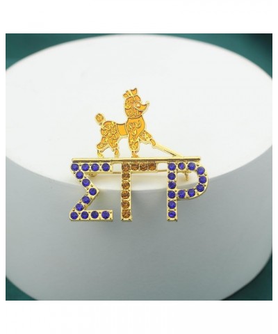 Rhinestone SGRho Sorority Brooch Pin for Women Sigmaa Gamma Rho Gift Greek Sorority Jewelry Paraphernalia Gift for Soror P-SG...