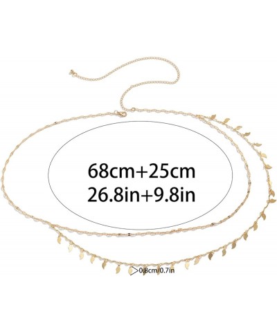 Sexy Bikini Waist Chain Simple Bikini Belly Chains Summer Body Chain Beach Body Accessories Jewelry for Women Girls Gold $7.2...