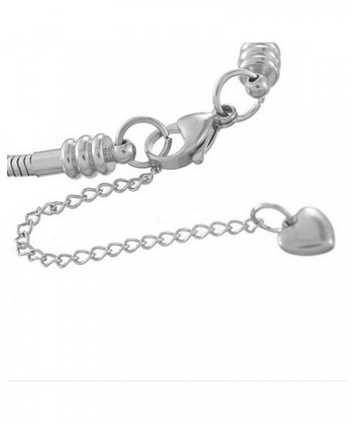 Women Girls Charms Bracelet Stainless Steel 7 Inches $7.97 Bracelets