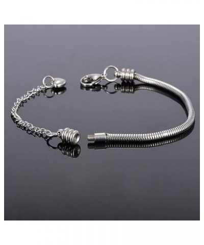 Women Girls Charms Bracelet Stainless Steel 7 Inches $7.97 Bracelets