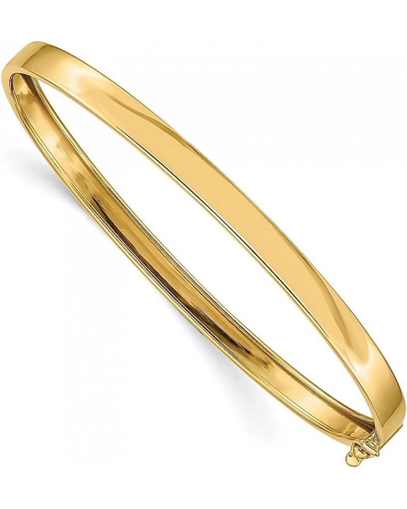 14k Yellow Gold Flexible Bangle Bracelet Fine Jewelry For Women Gifts For Her $261.88 Bracelets