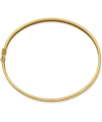 14k Yellow Gold Flexible Bangle Bracelet Fine Jewelry For Women Gifts For Her $261.88 Bracelets