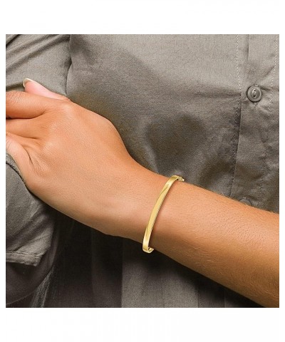 14k Yellow Gold Flexible Bangle Bracelet Fine Jewelry For Women Gifts For Her $261.88 Bracelets