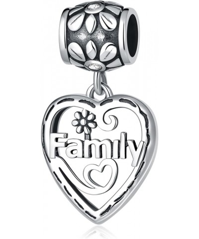 Family Charms for Woman 925 Sterling Silver Love Heart in Your Hands Charms Jewelry Beads DIY Gifts for Women Pandora Bracele...