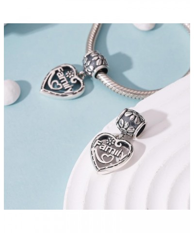 Family Charms for Woman 925 Sterling Silver Love Heart in Your Hands Charms Jewelry Beads DIY Gifts for Women Pandora Bracele...