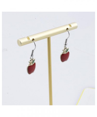 Fruit Earrings New Summer Jewelry Cute Tropical Fruit Pineapple Cherry Banana Earrings for Women Girls apple $7.75 Earrings