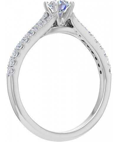 0.45 Carat Prong Set Solitaire Diamond Engagement Ring Band in 14K Gold White Gold $120.45 Rings