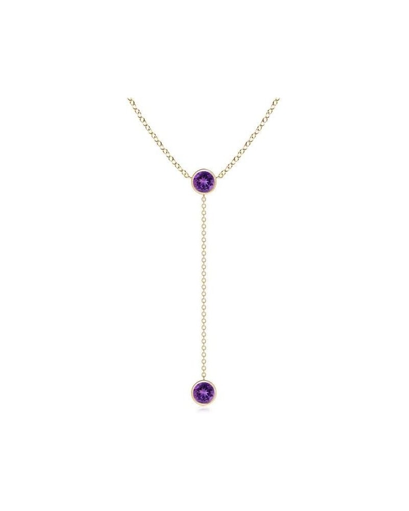 Natural Amethyst Pendant Necklace for Women, Girls in 14K Solid Gold/Platinum | February Birthstone | Jewelry Gift for Her | ...