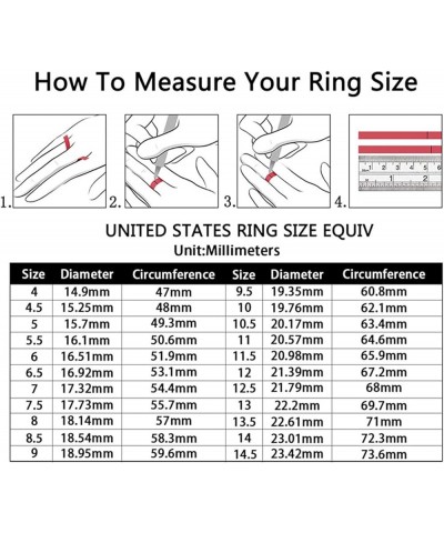18k Gold Plated Princess Wedding Ring Sets for Him and Her Women Men Titanium Stainless Steel Bands 3.0Ct Cz Couple Rings Wom...