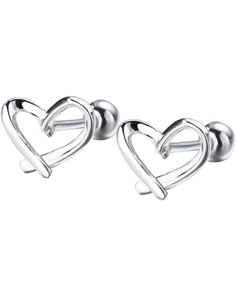 silver earrings for women | 999 Sterling silver earrings | Bow Butterfly Heart Clover Heart1 $9.84 Earrings