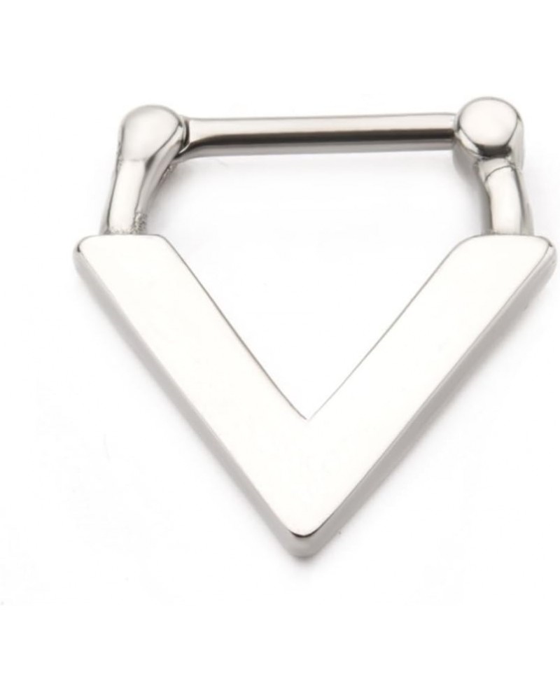 Tribal Arrow Point Septum Clicker in 316L Stainless Steel Silver tone $9.92 Body Jewelry