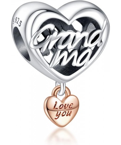 925 Sterling Silver Fmaily Love Series NO3 and Clips Charms for Bracelets and Necklaces Family Mom Dangle Pendants Beads Char...