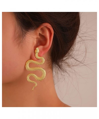 Snake Earrings for Women Silver Snake Earrings Dangle Gold Snake Drop Earrings Black Snake Earrings Snake Jewelry Serpent Ear...