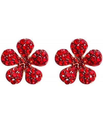 Red Cherry Flower Mushroom Strawberry Apple Stud Earrings for Women Girls Sterling Silver Post Hypoallergenic Glitter Hot Sex...
