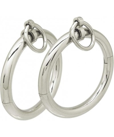 Stainless Steel Men Women Bracelets Fashion Bangles Wrist Anklest Bracelets Removeable O Ring Oval Shape Bangle H057PS Polish...