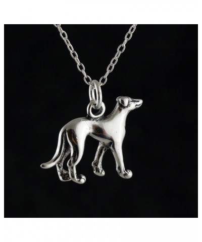 Sterling Silver 3D Dog Breed Necklaces 3D GREYHOUND $14.00 Necklaces