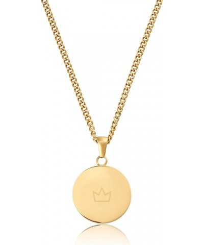 Lion of Judah - Gold Plated Pendant Necklace - Waterproof - Curb Chain Necklace Gold $14.35 Necklaces