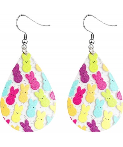 Easter Earring Bunny Rabbit Eggs Gnome Drop Dangle Earrings Acrylic Easter Animal Earrings Holiday Jewelry Gift for Women Gir...