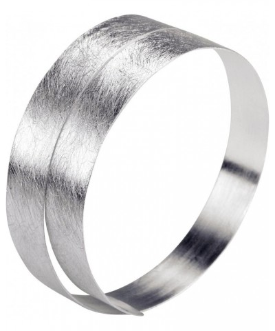 Jewelry Women´s Bangle Bracelet Spiral Twisted Flexible Size Adjustable Brushed 925 Sterling Silver $47.99 Bracelets