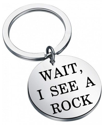 Geology Gift Geologist Jewelry Wait I See A Rock Keychain Geology Professor Gift Geology Student Gift Wait I See K $10.39 Bra...