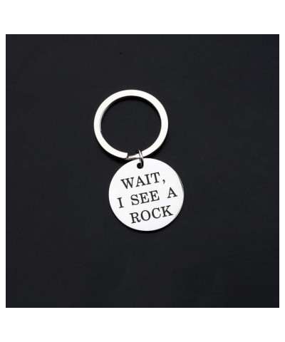 Geology Gift Geologist Jewelry Wait I See A Rock Keychain Geology Professor Gift Geology Student Gift Wait I See K $10.39 Bra...