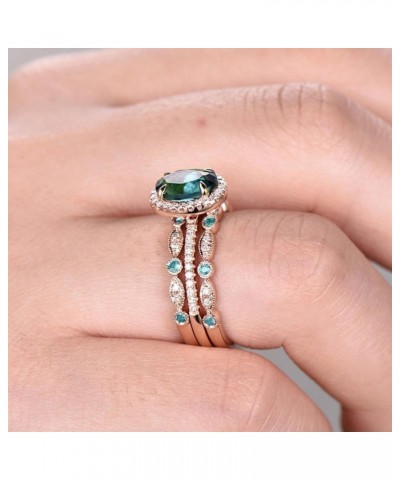 Women's Rings 925 Sterling Silver Promise Wedding Ceremony Vintage with Diamond Created Cocktail Promise Ring T Blue 7 $4.05 ...