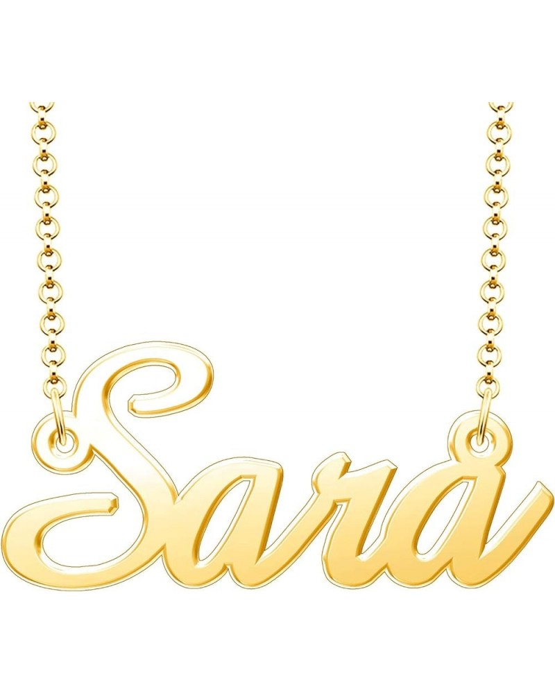 Name Necklace Personalized Gifts Customized Name Necklace Sara Gold $15.65 Necklaces