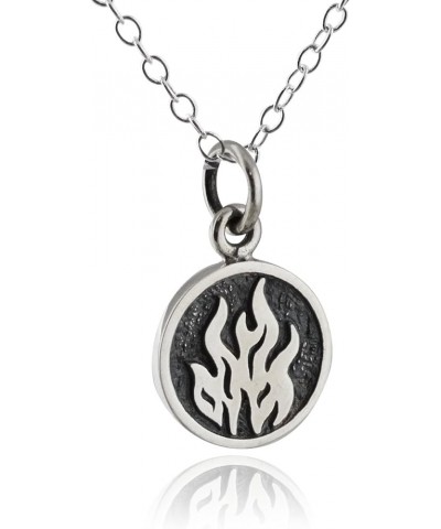 925 Sterling Silver Dainty Weather Pendant Necklaces FIRE ELEMENT $19.20 Necklaces