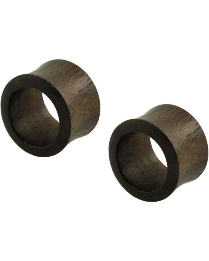 Organic Sono Wood Double Flared Tunnel Plug Gauges, Sold As Pair 12mm (1/2") $9.55 Body Jewelry