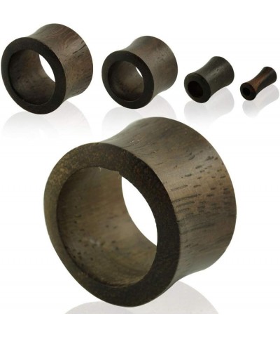 Organic Sono Wood Double Flared Tunnel Plug Gauges, Sold As Pair 12mm (1/2") $9.55 Body Jewelry