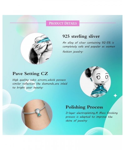 925 Sterling Silver Charms mouse robot love key Beads Fit for Original European Us Bracelets Charms DIY Jewelry 3 Piece/set F...