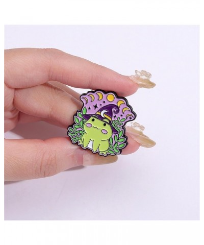 Funny Frog Enamel Pins, Cute Animal Cartoon Frog Brooch Pin, meme Frog Metal Enamel Lapel Badge for Backpacks Clothing Bags J...