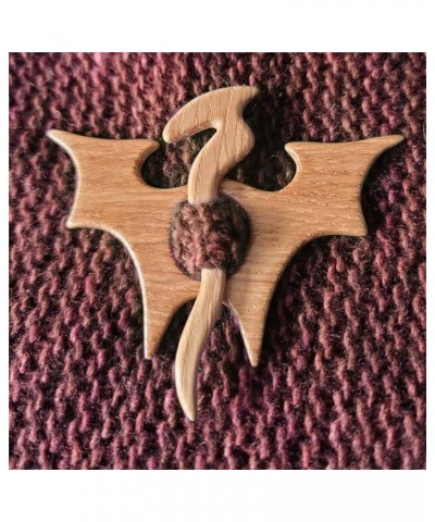 Wooden Animal Pattern Pin, Women Crafts Cute Pins,Cute Sweater Jewelry,Sweater Clip,Funny Cute Brooches Pin Cute Shawl for Wo...