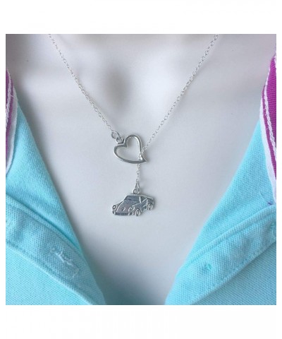 I Love Porsche Silver Lariat Y Necklace. $13.91 Necklaces