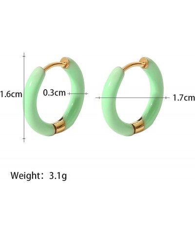 Colorful Hoop Earrings for Women Chunky Hoop Earrings Huggie Hoop Earrings Retro Earrings Neon Earrings Wedding Prom Jewelry ...
