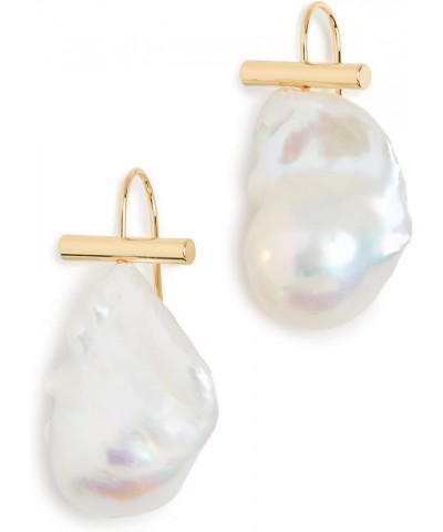 Women's Giselle Earrings Gold/Pearl $42.78 Earrings