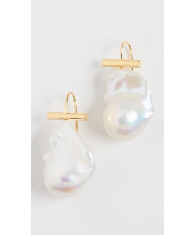 Women's Giselle Earrings Gold/Pearl $42.78 Earrings