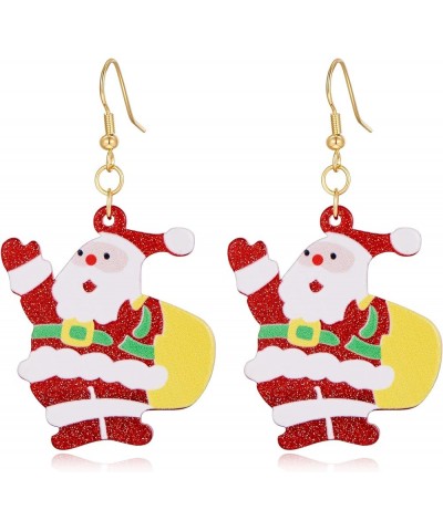 Christmas Earrings for Women | Bow Wreath | Christmas Stockings | Christmas Tree | Santa Claus | Snowflake | deer |colorful l...