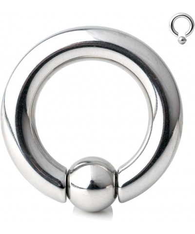 316L Surgical Steel Spring Action Captive Bead Ring CBR 2G 4G 6G 8G 0G 00G 2G Inner Dia.: 5/8" (16mm) $9.53 Body Jewelry