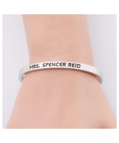 Criminal Show Inspired Gift Mrs Spencer Reid Cuff Bracelet Criminal Show Fans Gift Mrs Spencer cuff Br $10.00 Bracelets