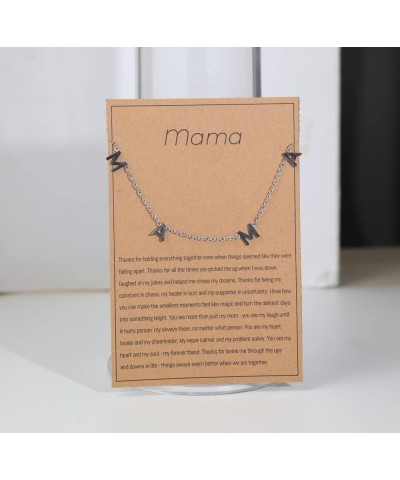 Mama necklace for Women - Gold Silver Mom Jewelry for Women, Gifts for New Mom,Mothers Day Dainty Necklace Jewelry Expecting ...