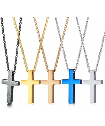 WWJD HWLF Cross Necklace Medium Cross Pendant What Would Jesus Do Hand Prayer Necklaces Stainless Steel Christian Crucifix Ca...