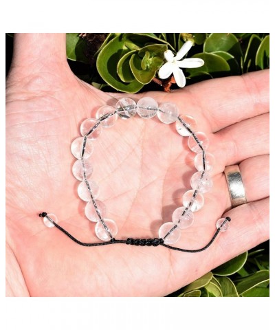 Metaphysical Bracelets - Gifts for Women Men Mom Kids Amplifier Quartz (Clear) 10mm Adjustable $11.28 Bracelets