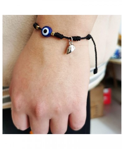 7 Knot Bracelet Couples Bracelet Red Evil Eye Bracelets for Women Girls Best Bitches Bracelet Wishing Attract Heart Matching ...